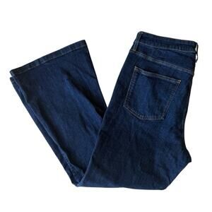 Ava & Viv High Rise Flare Blue Jeans - Size 17